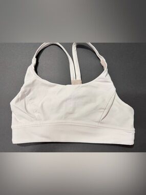 lululemon athletica White Seamless Double-Strap Sports Bra